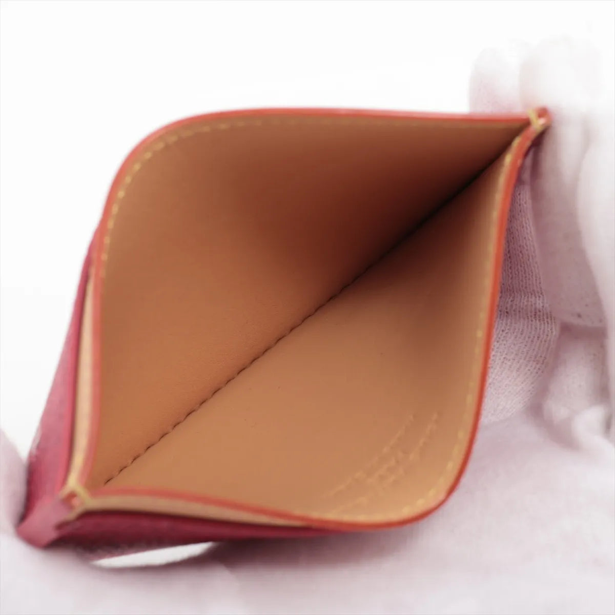 Louis Vuitton Monogram Card Case Pink