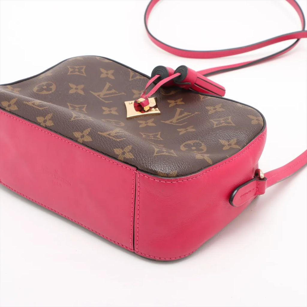 Louis Vuitton Monogram Saintonge Brown x Pink