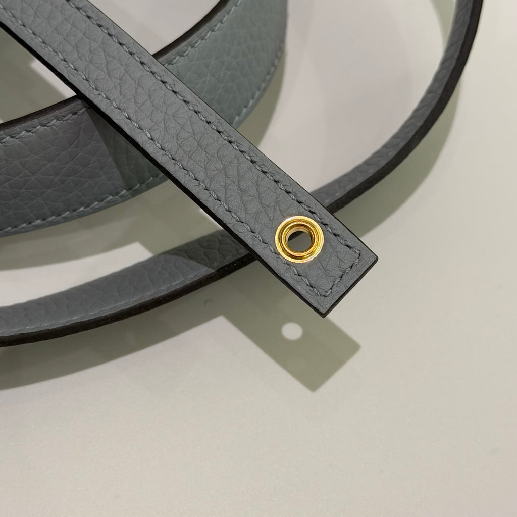 Hermes Picotin 22 Muette Grey with Gold Hardware (K Stamp)