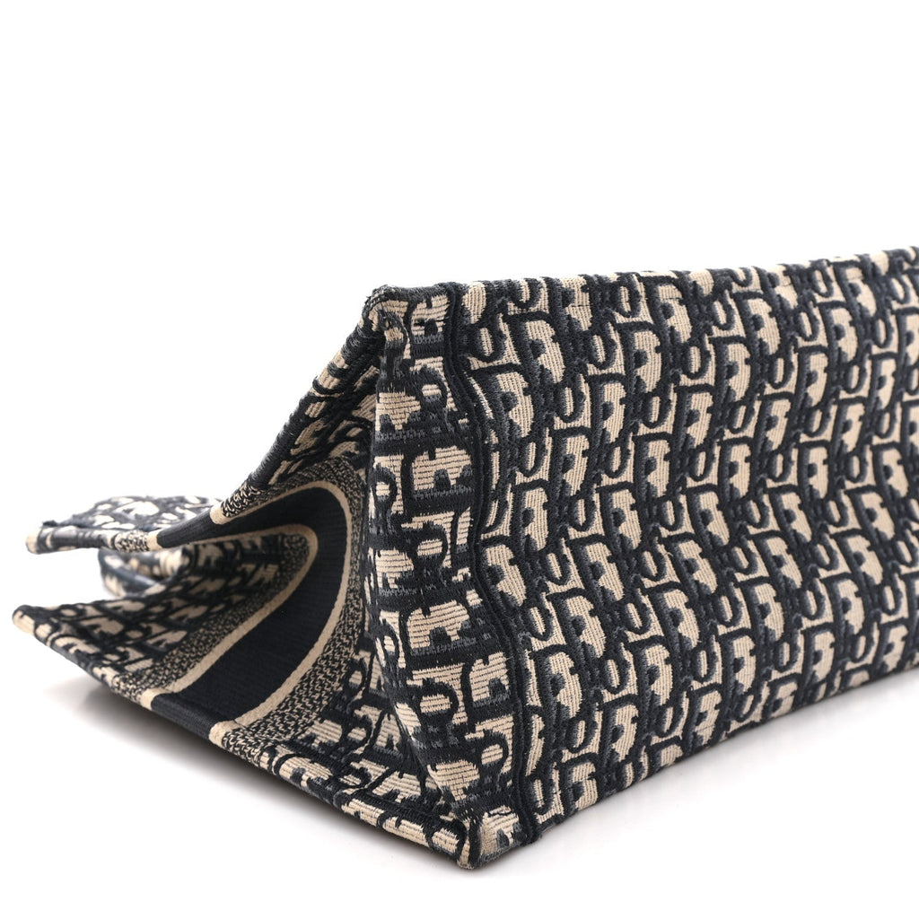 Oblique Medium Book Tote Blue Multicolor