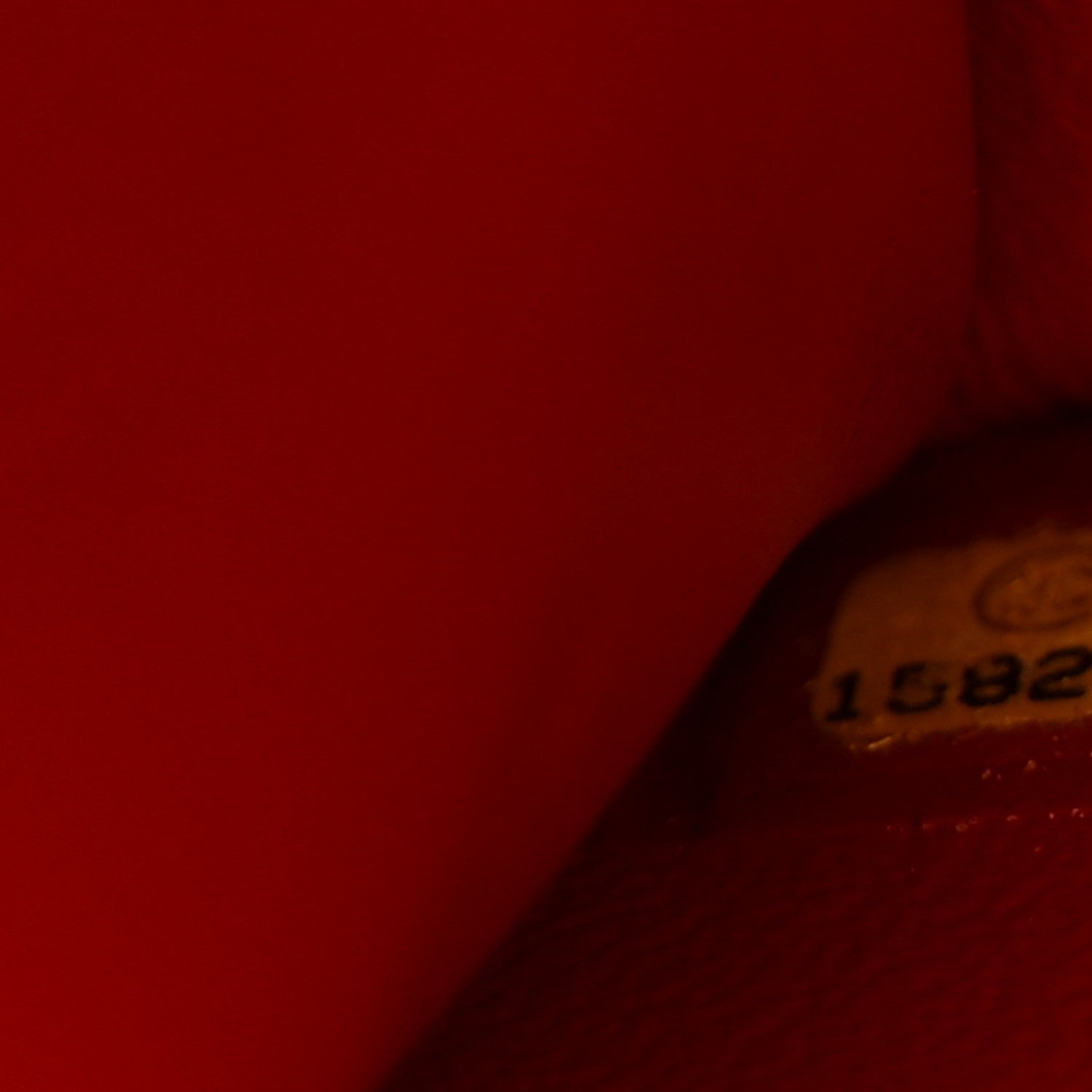 Glazed Calfskin Quilted East West Flap Red