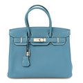 Togo Birkin 30 Blue Jean