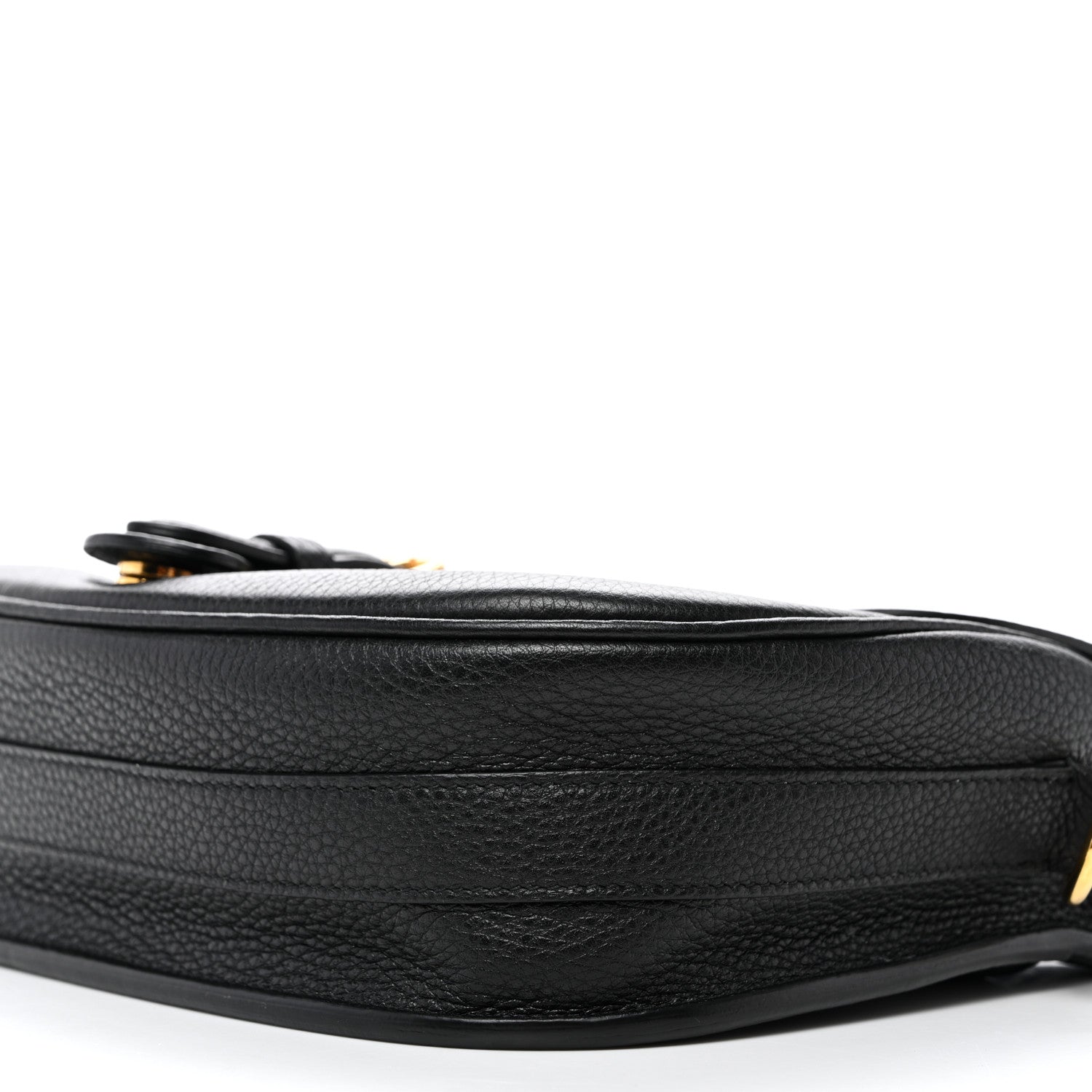 Grained Calfskin Medium Bobby Flap Black