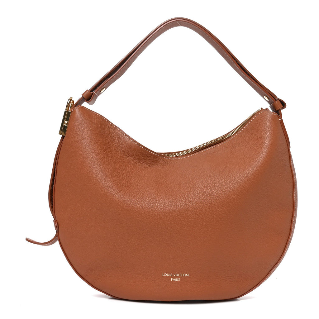 Calfskin Low Key Cookie MM Cognac