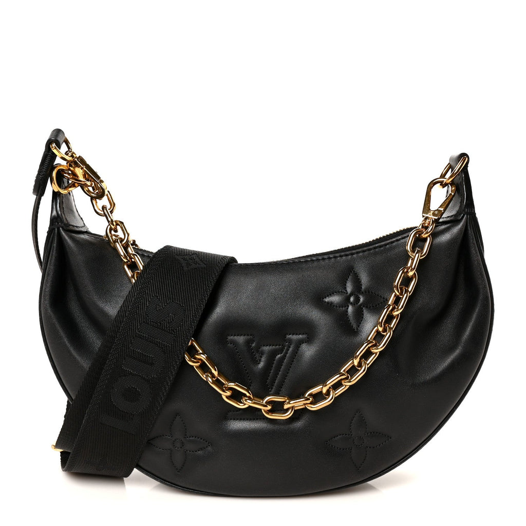 Calfskin Bubblegram Over The Moon Black