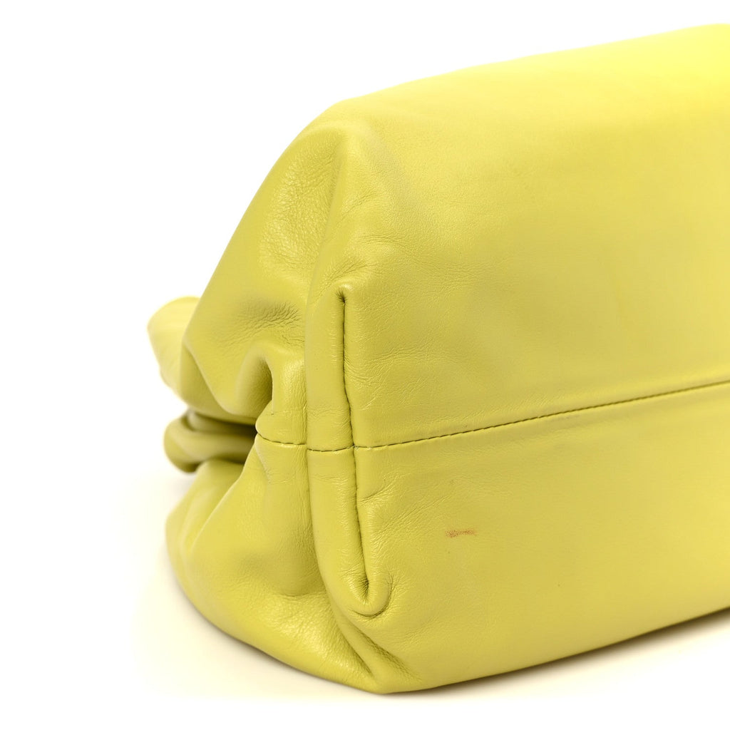 Smooth Butter Calf The Pouch Oversized Clutch Kiwi