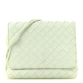 Nappa Intrecciato Mini Crossbody Bag Glacier