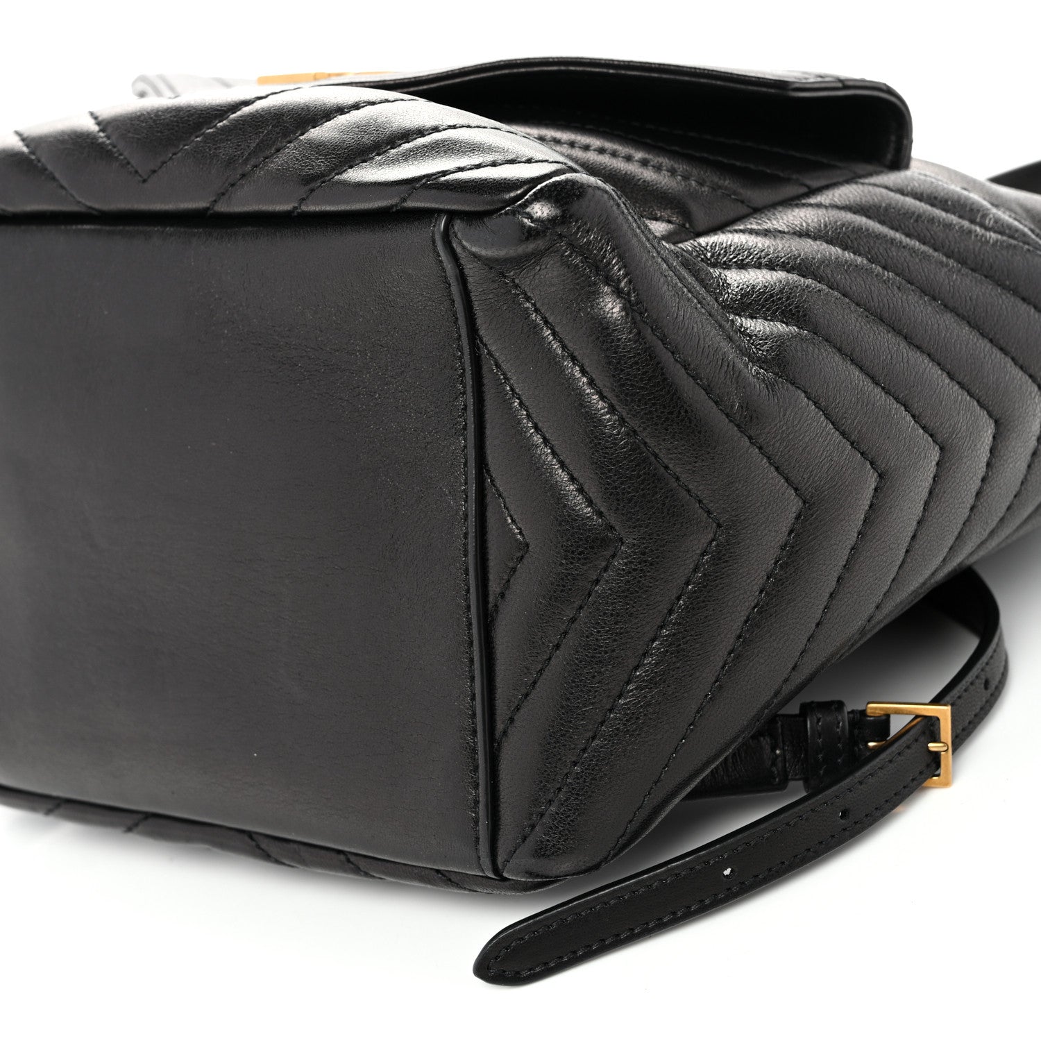 Lambskin Matelasse Monogram Joe Backpack Black