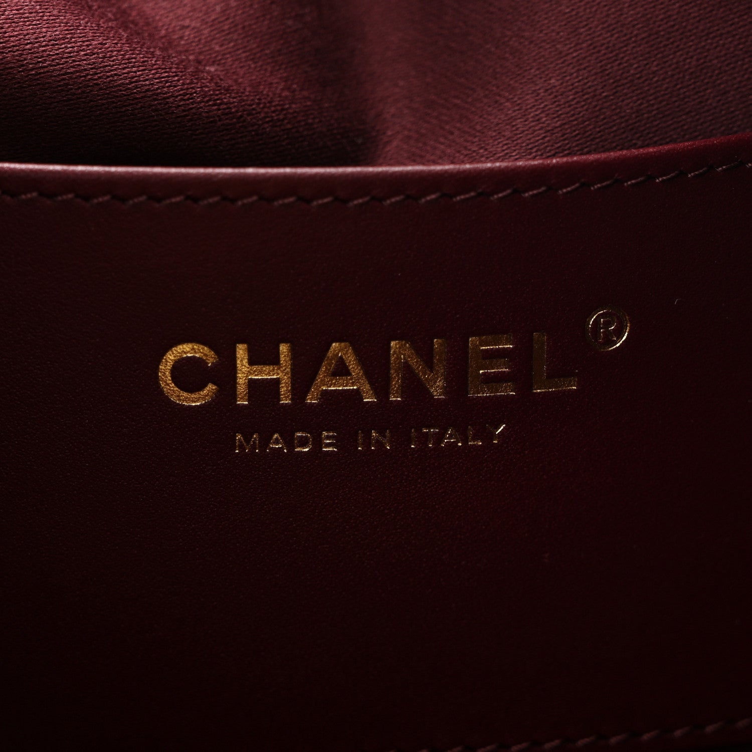 Goatskin Quilted Small Chanel 25 Handbag Dark Burgundy