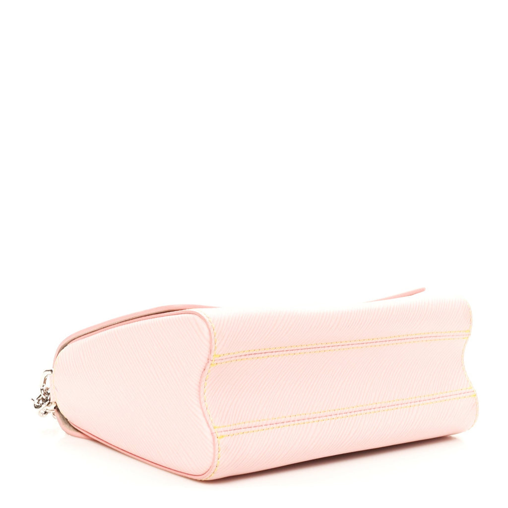 Epi Twist Shoulder Bag MM Rose Ballerine