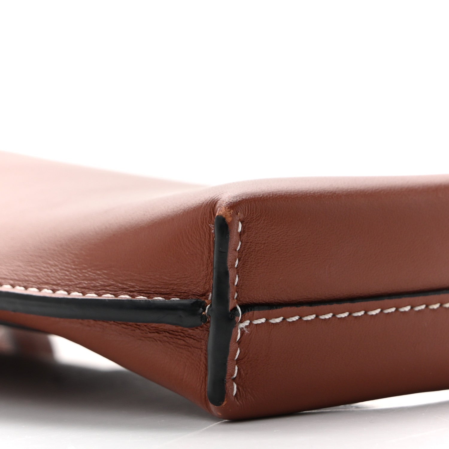 Smooth Calfskin Gate Pocket Rust