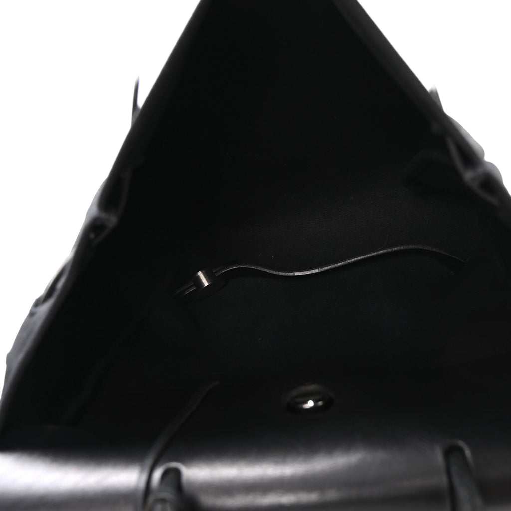 Toile Vache Calfskin Herbag 30 PM Backpack Black