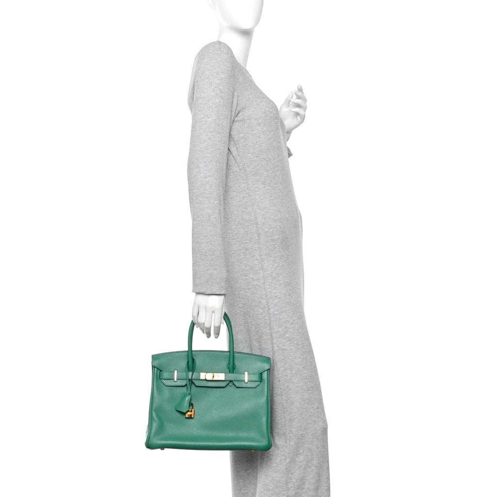 Taurillon Novillo Birkin 30 Vert Vertigo