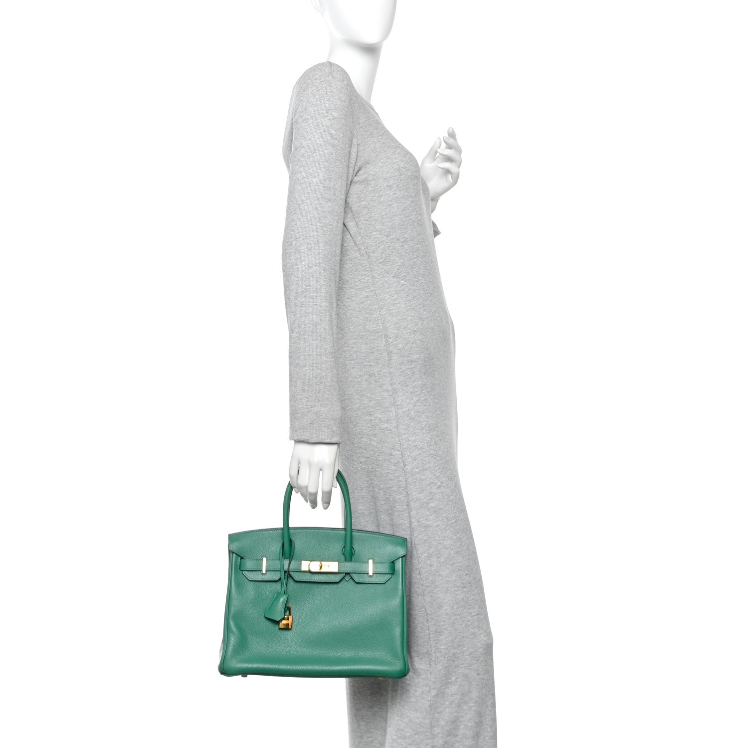 Taurillon Novillo Birkin 30 Vert Vertigo