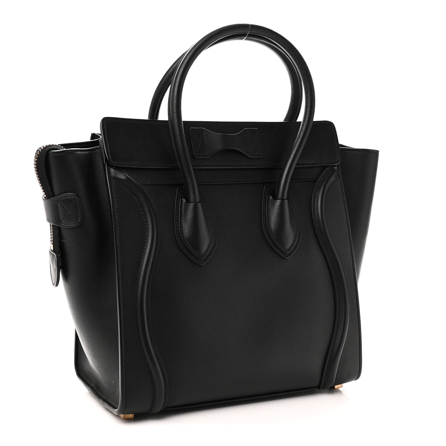 Smooth Calfskin Micro Luggage Black