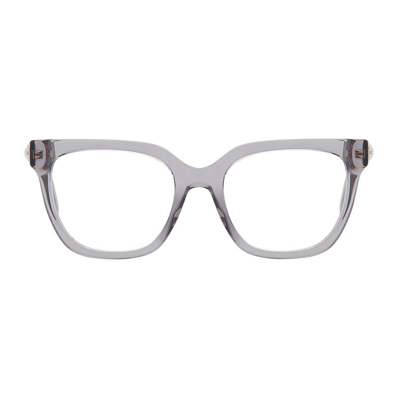 Marc Jacobs Eyeglasses Cat Eye Full Rim, Transparent Grey Frame and Clear Demo Lenses Lens MARC6290KB700