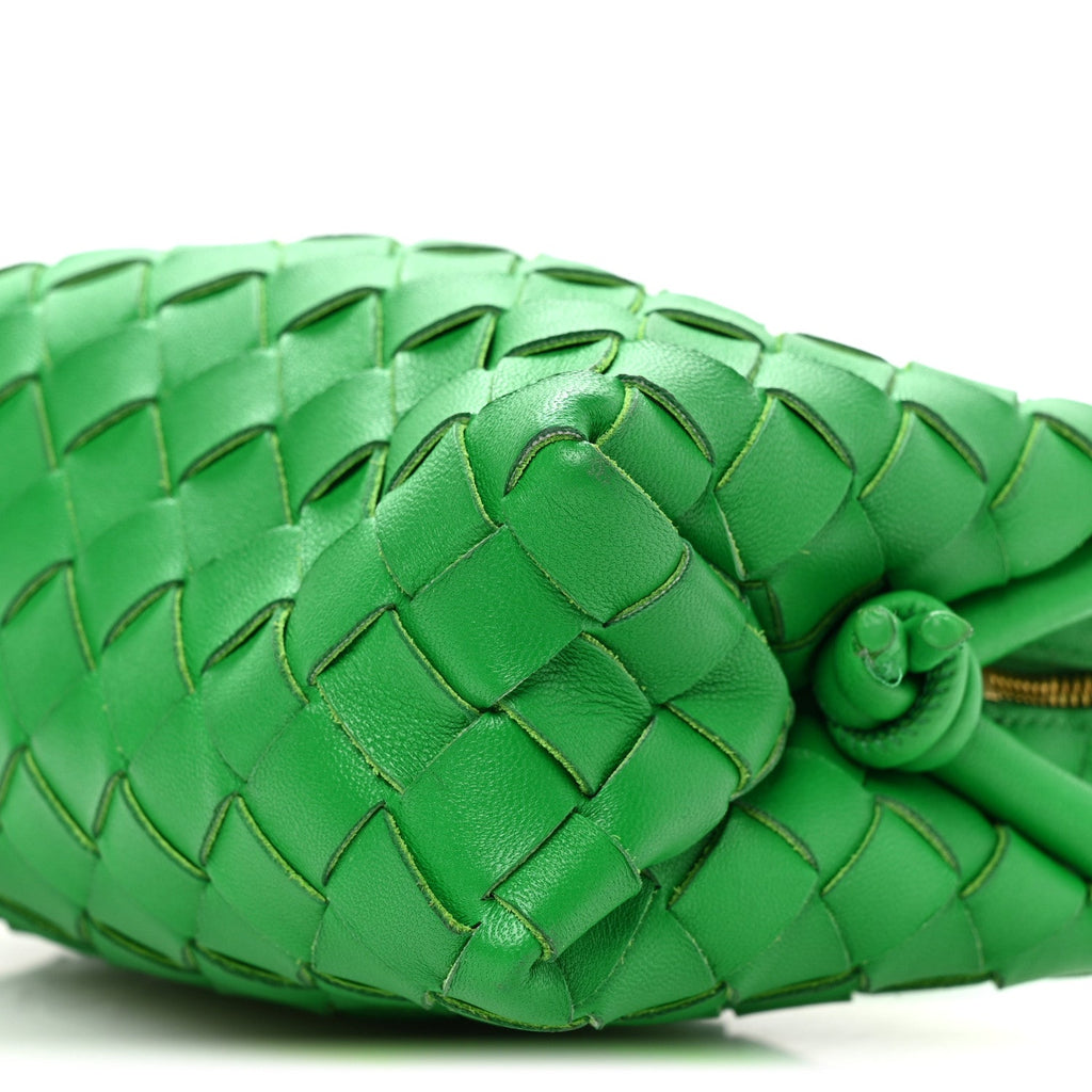 Nappa Intrecciato Small Loop Camera Bag Parakeet
