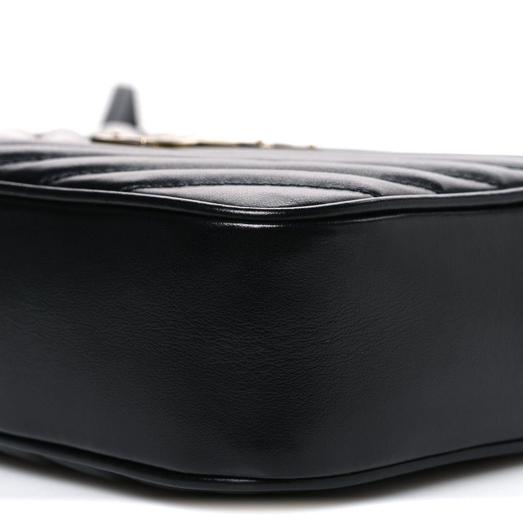 Calfskin Matelasse Monogram Lou Camera Bag Black