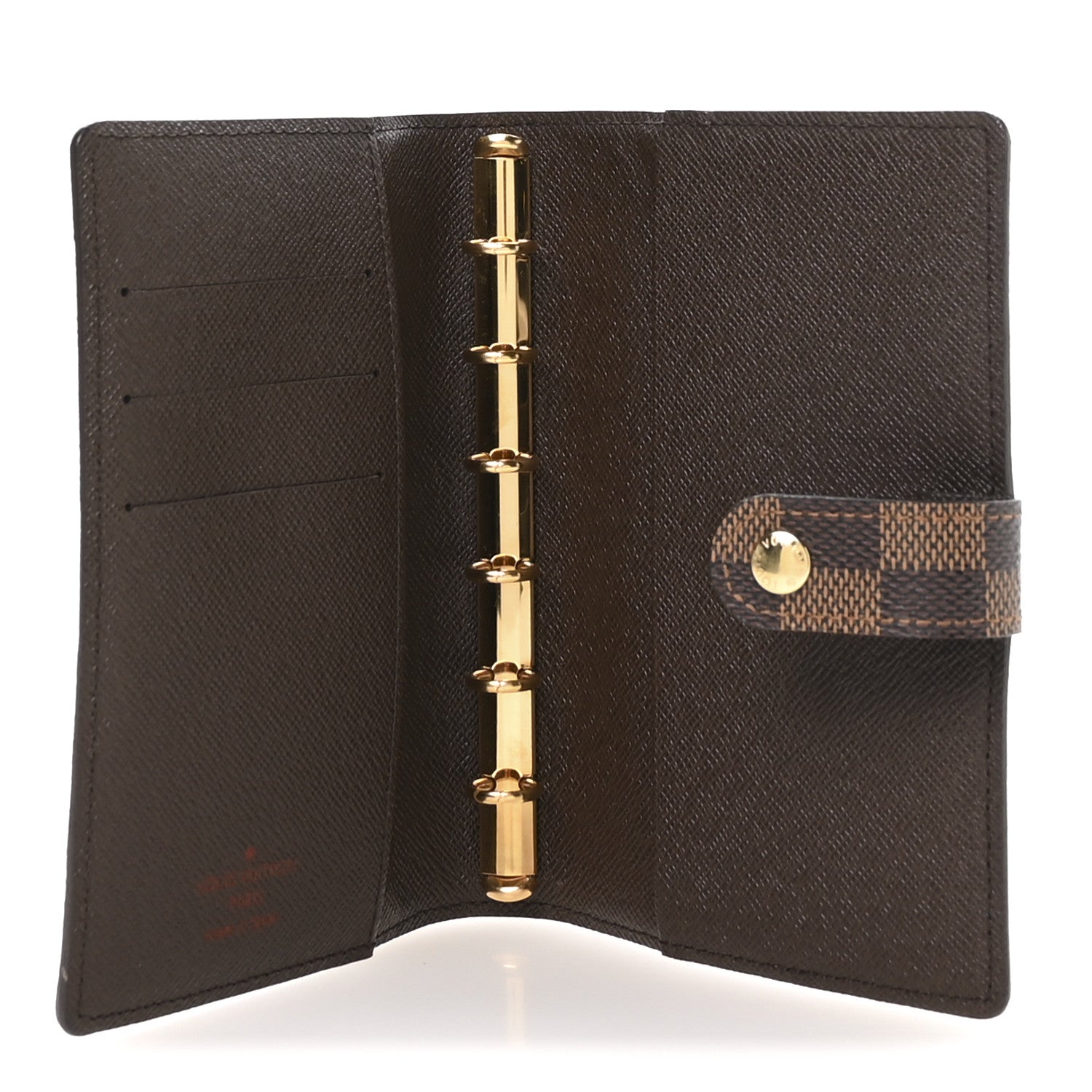 Damier Ebene Small Ring Agenda Cover