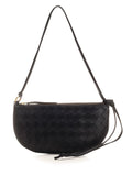 Bottega Veneta Women Gemelli Double Pouch Intrecciato Black
