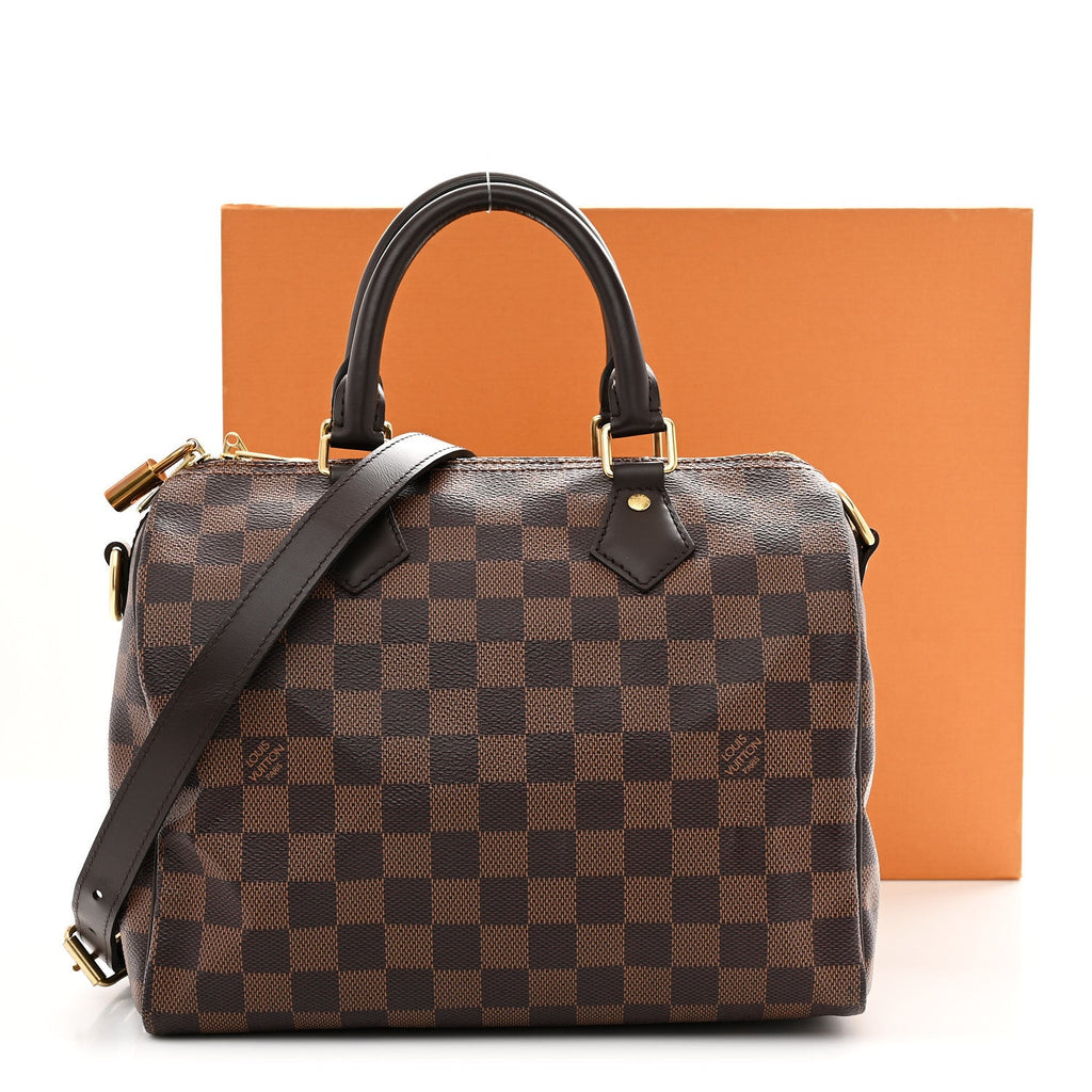Damier Ebene Speedy Bandouliere 25