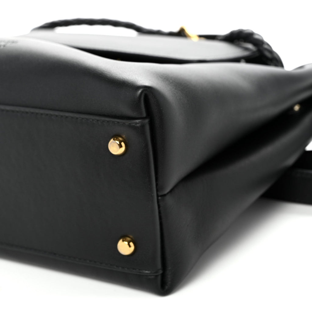 Silky Calfskin Small Ciao Ciao Black