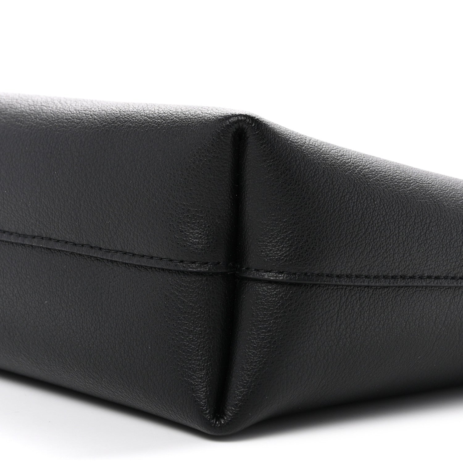 Calfskin Toy Shopping Tote Black