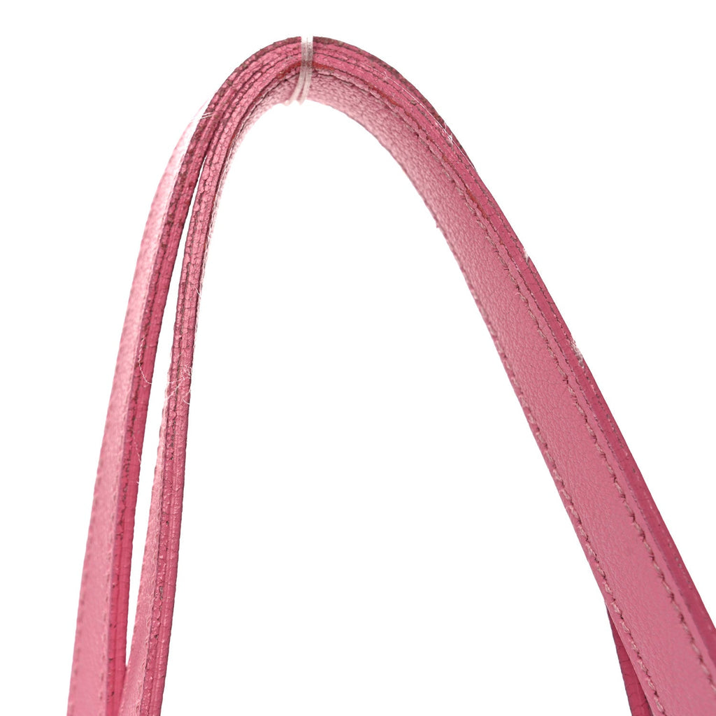 Calfskin Large Shopping Tote Pale Rose