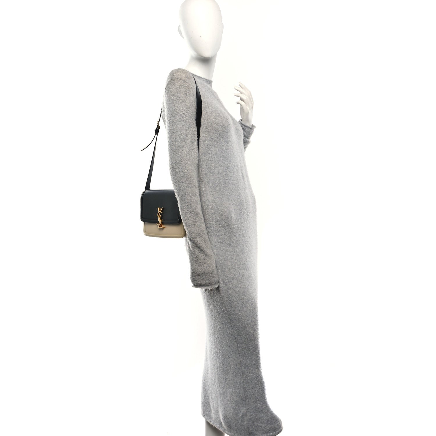 Soft UltraCalfskin Monogram Medium Solferino Satchel Black Burro