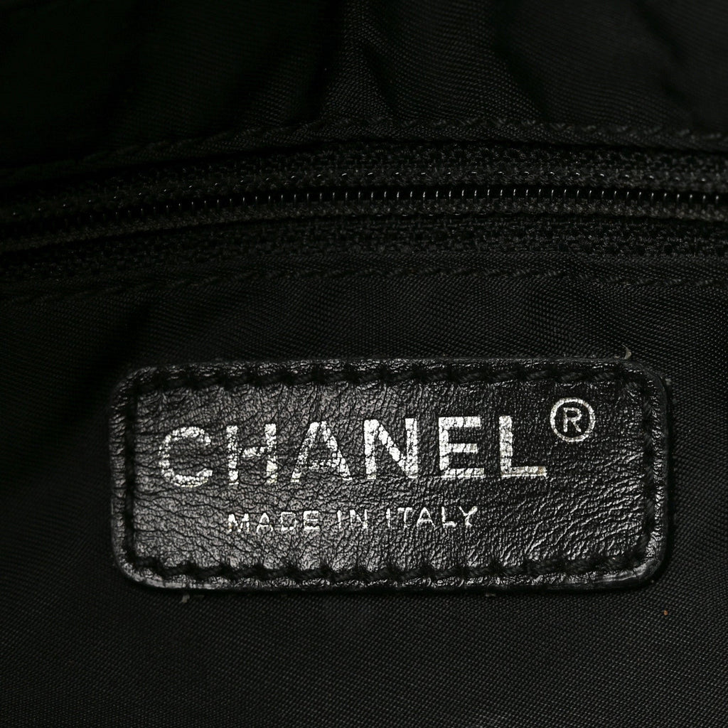 Nylon Medium Travel Tote Black