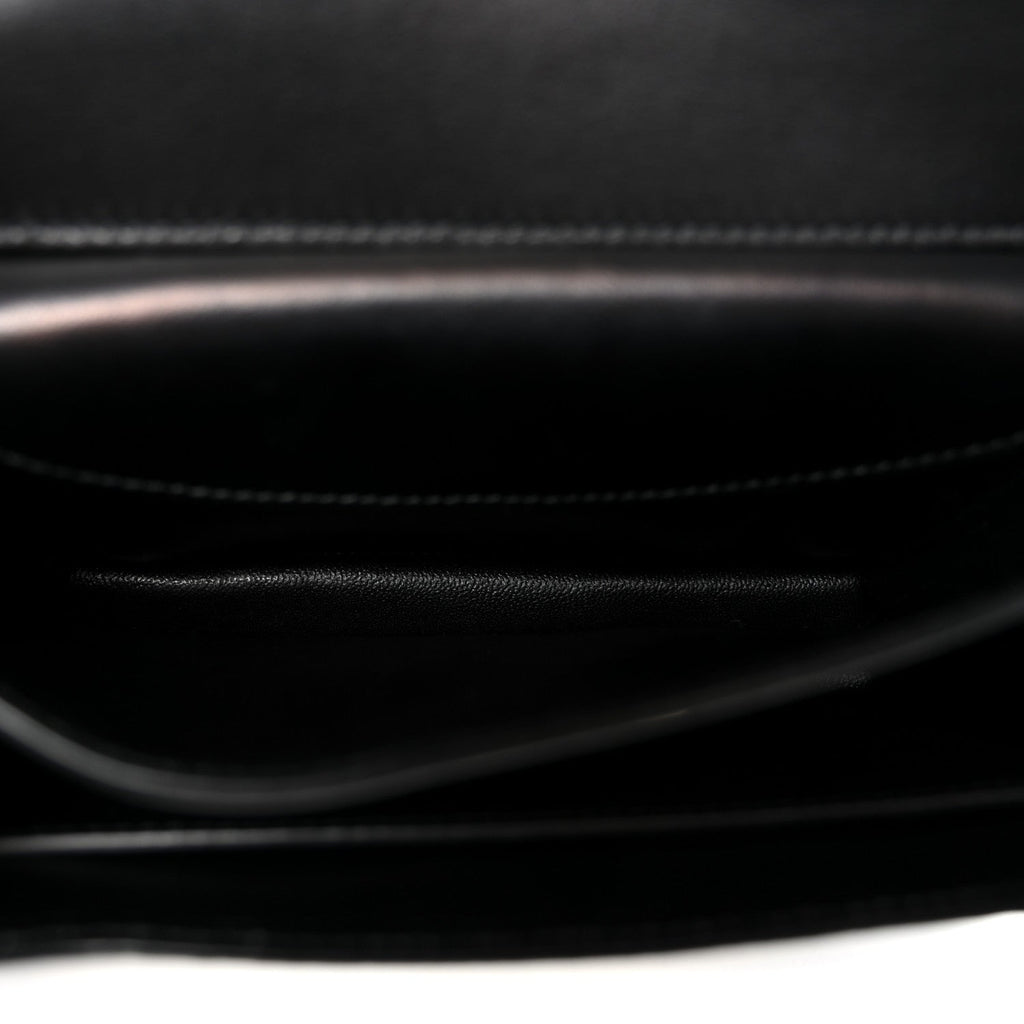 City Calf Saffiano Cahier Bag Black