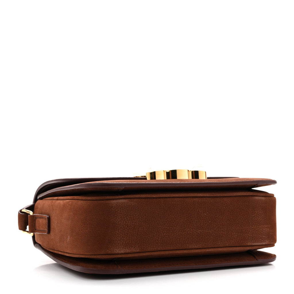Nubuck Calfskin Teen Triomphe Chestnut