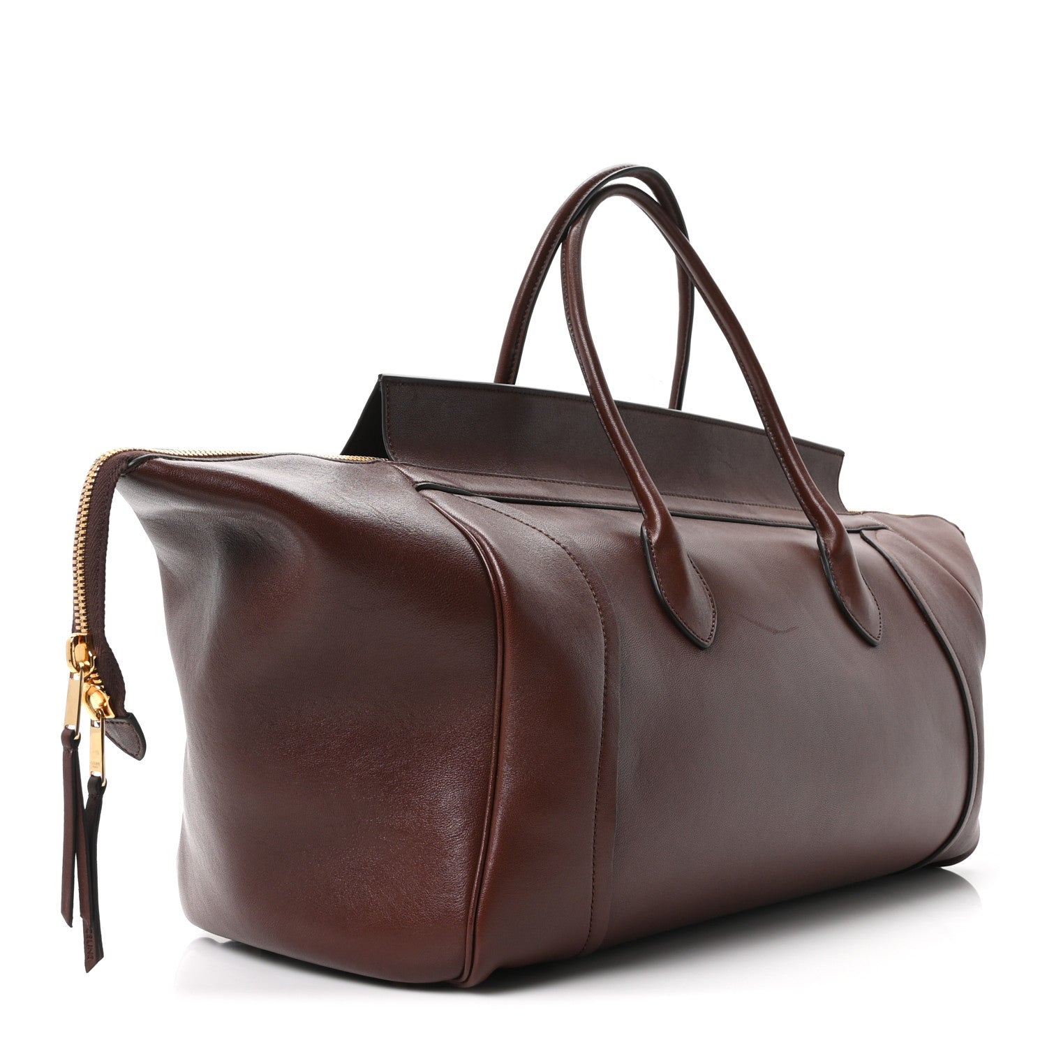 Supple Shiny Lambskin Large New Luggage Brick