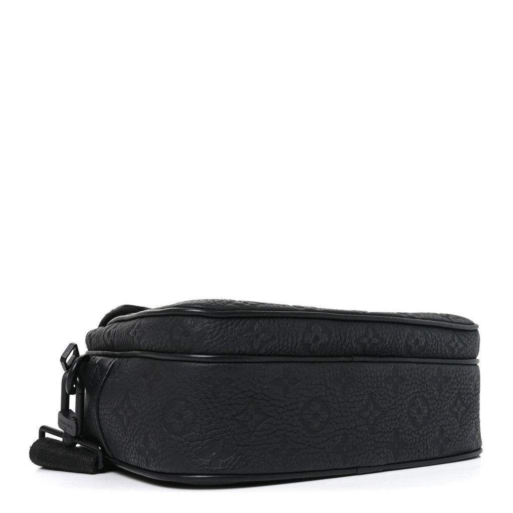 Taurillon Monogram S Lock Messenger Black