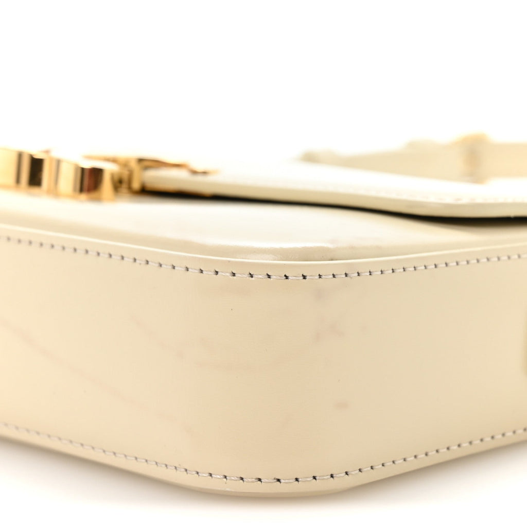 Natural Calfskin Triomphe Shoulder Bag Pampa