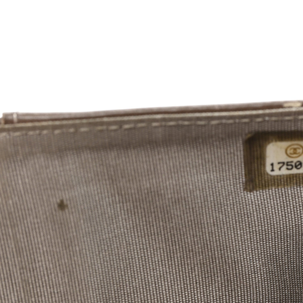 Caviar Timeless CC French Wallet Beige