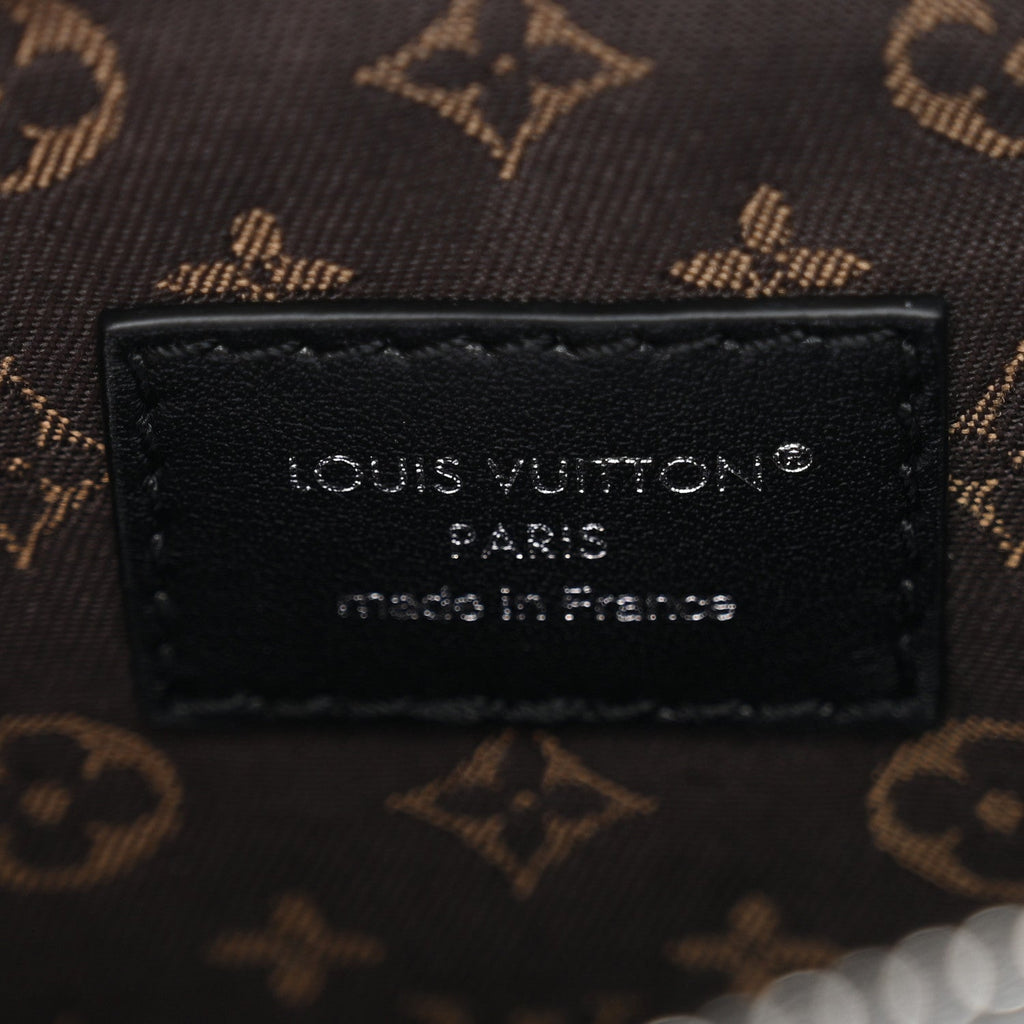 Pixel Lambskin LV Biker PM Black