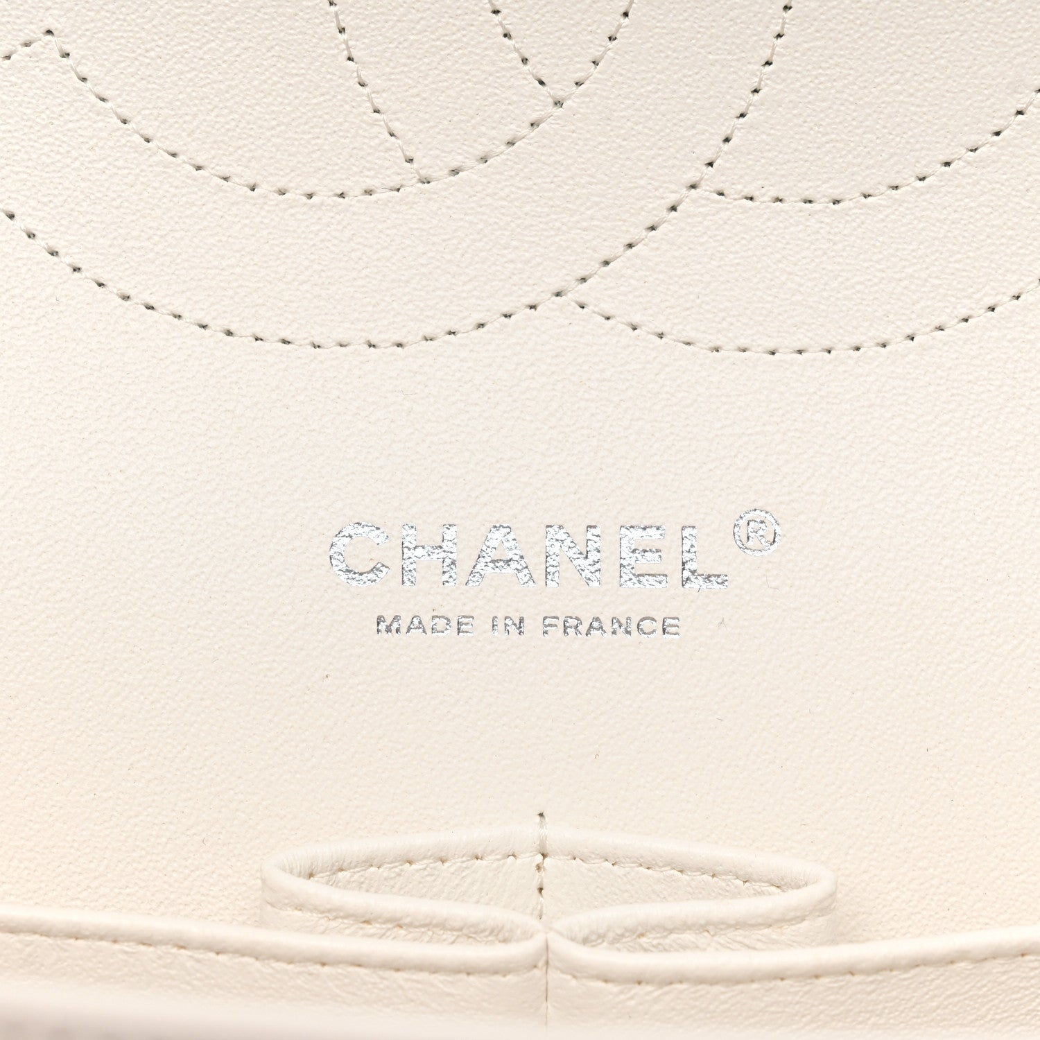 Caviar Quilted Jumbo Double Flap White