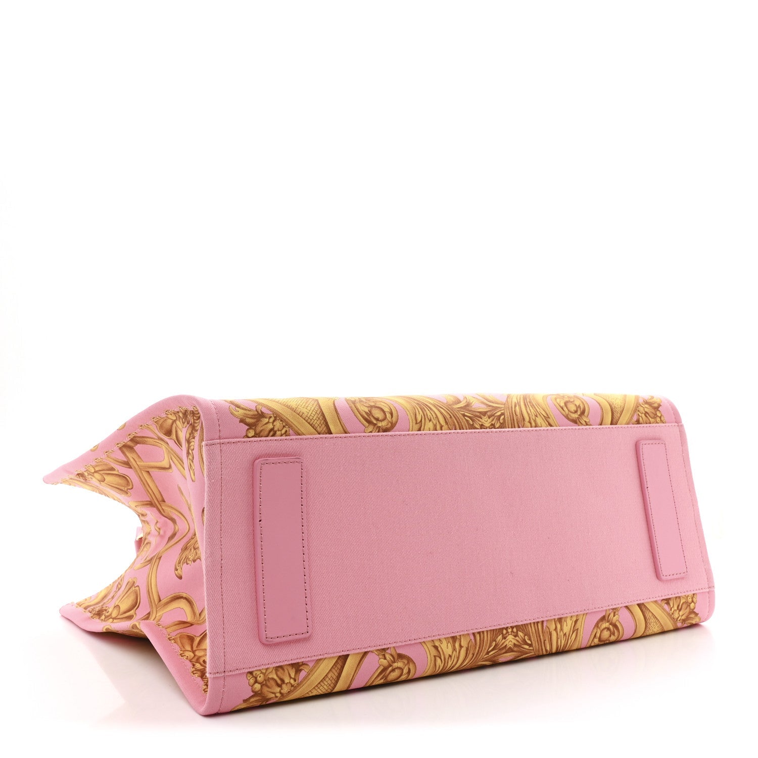 Canvas Baroque Print Medusa Large Tote Pink