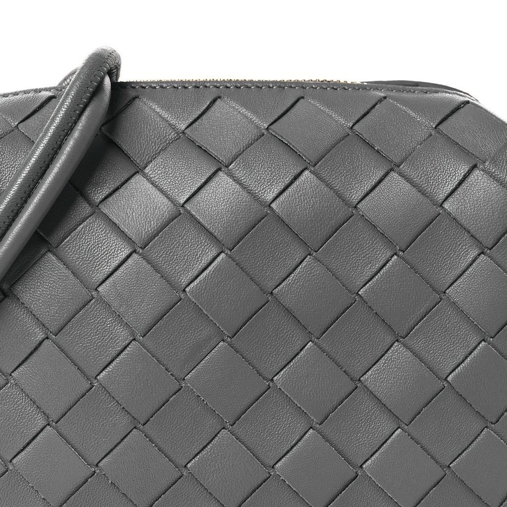 Nappa Intrecciato Mini Loop Camera Bag Thunder