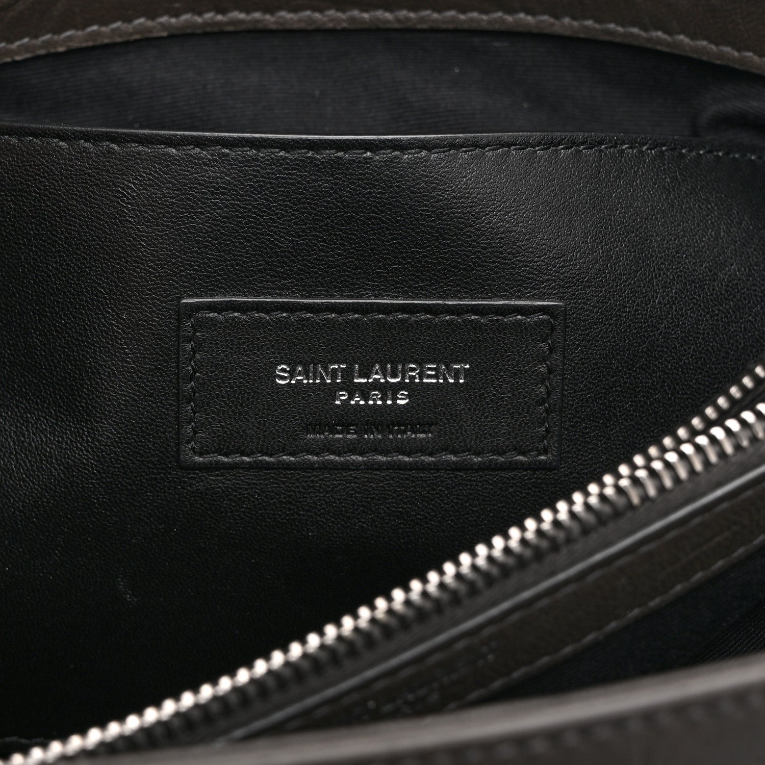 Calfskin Crocodile Embossed Medium West Hollywood Monogram Fold-Over Earth