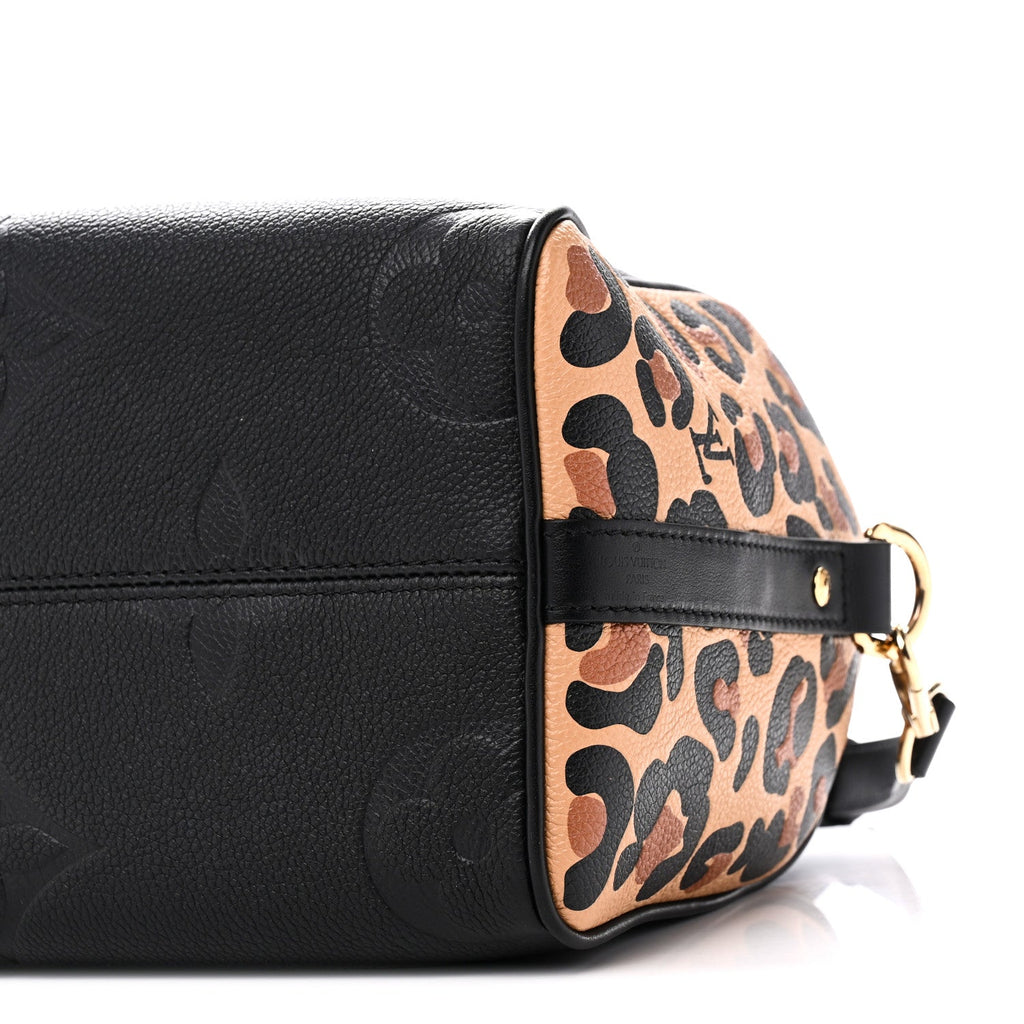 Empreinte Monogram Giant Wild At Heart Speedy Bandouliere 25 Black