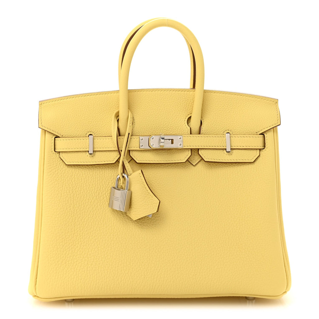 Togo Birkin 25 Jaune Poussin