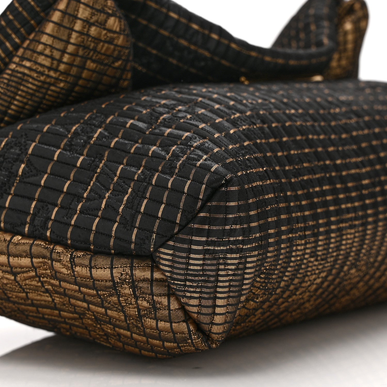 Jacquard Quilted Monogram Altair Clutch Bronze
