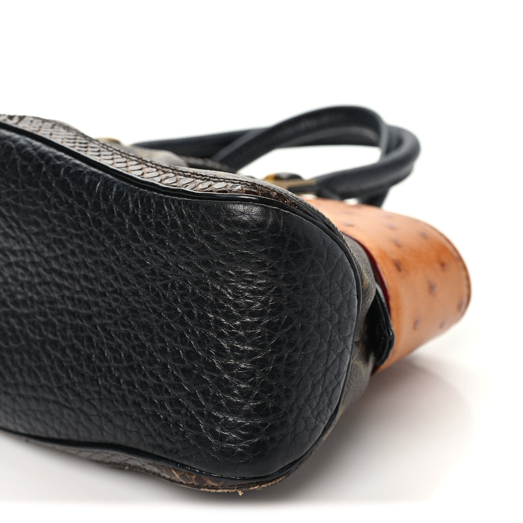 Monogram Ostrich Macha Waltz