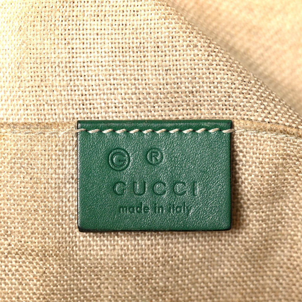 Soft Microguccissima Mini Dome Bag Emerald