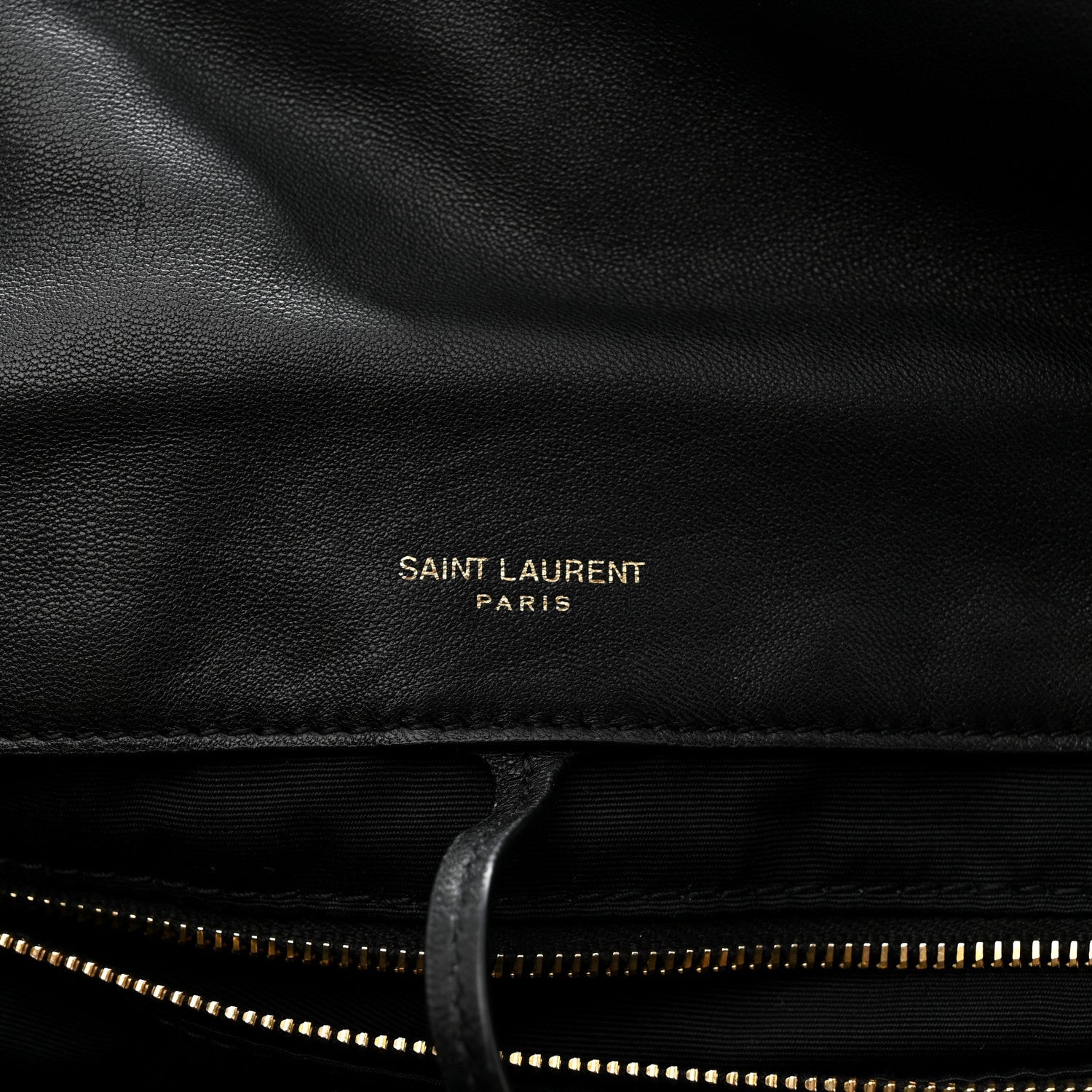 Lambskin Matelasse Monogram Large Jamie 4.3 Black