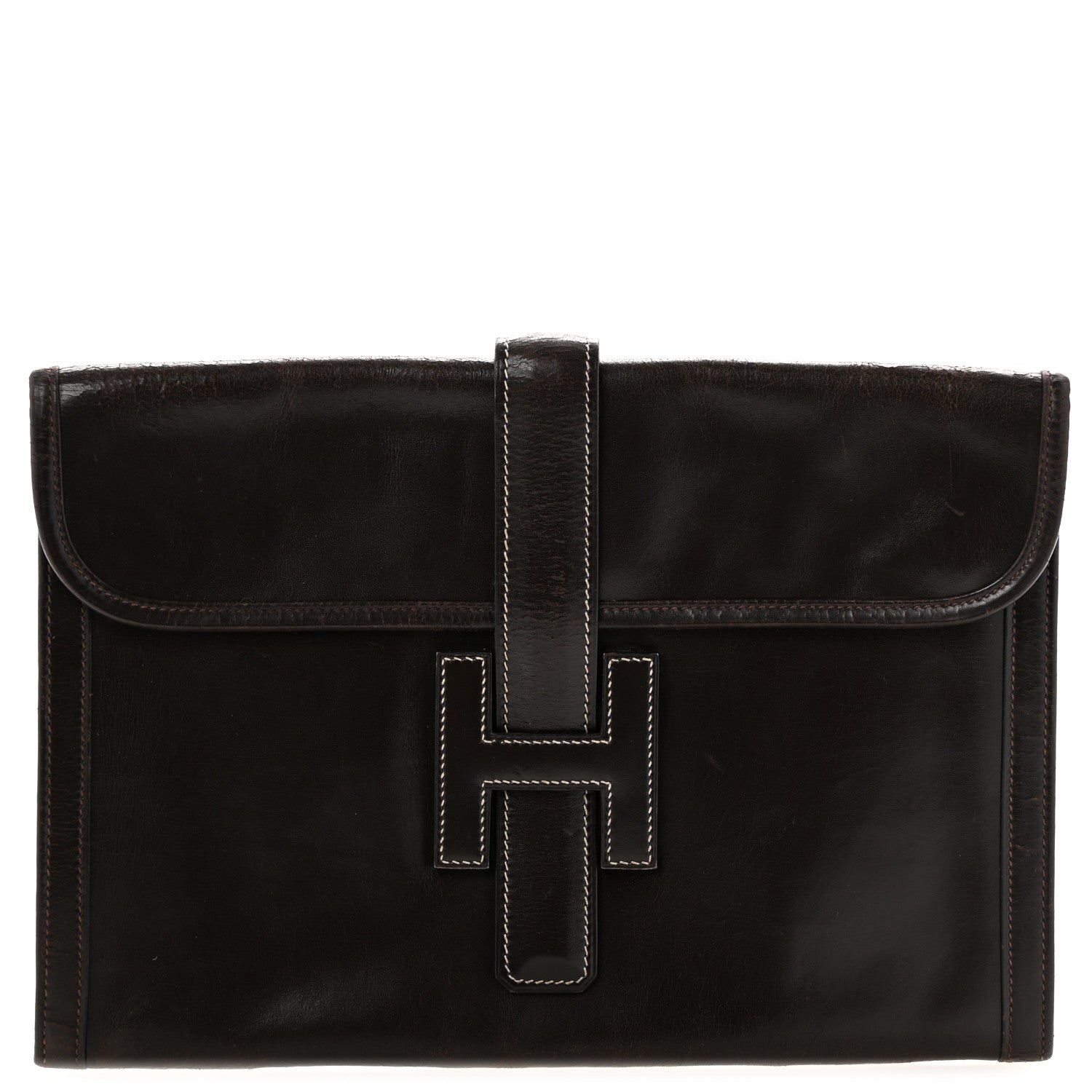 Box Jige GM Clutch Chocolate