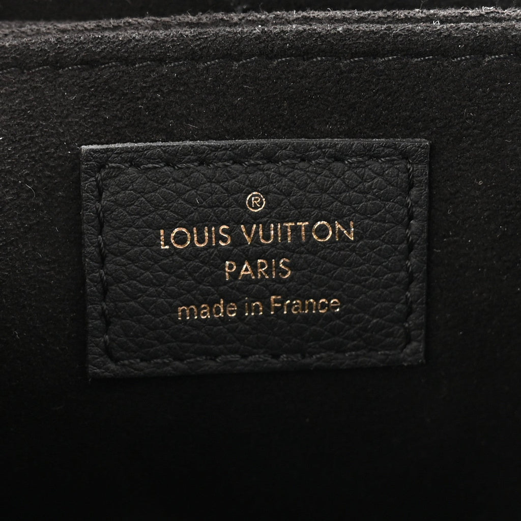 Soft Calfskin My Lockme Top Handle Black