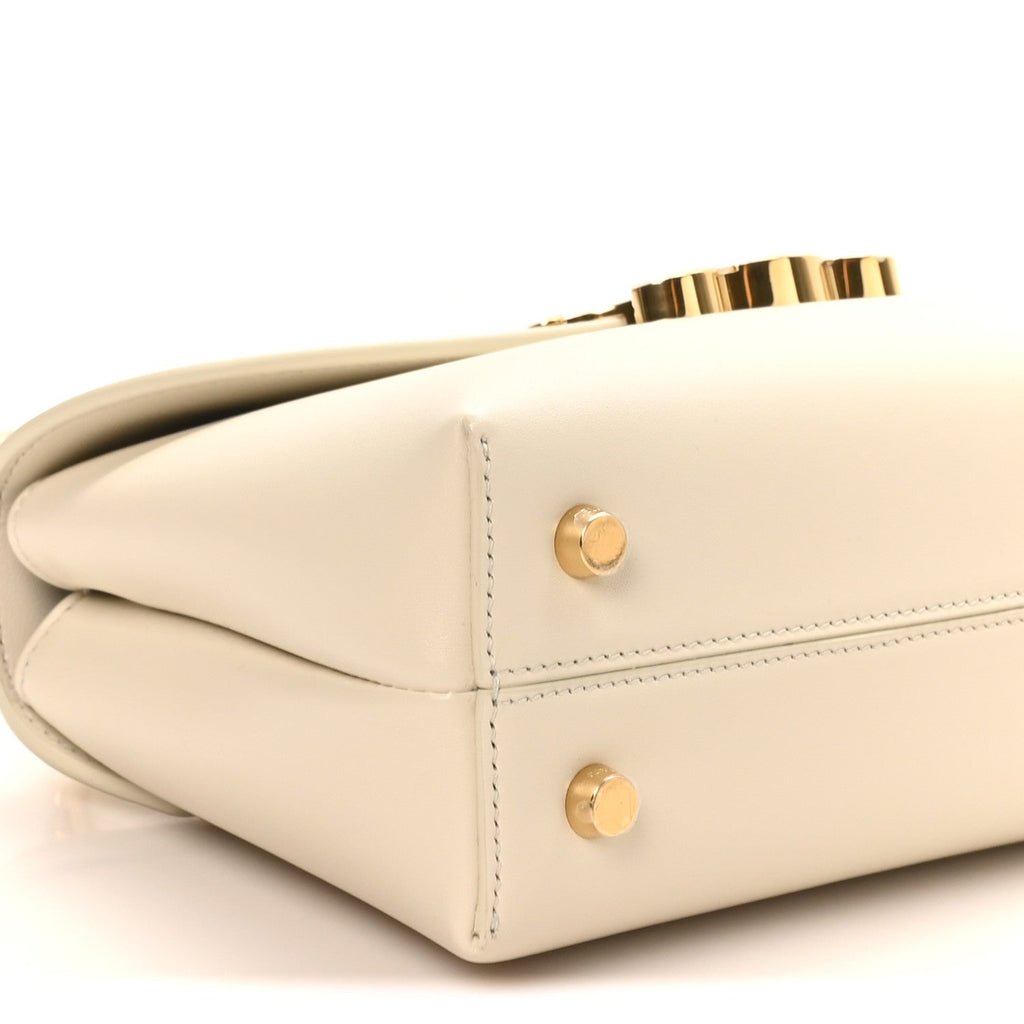 Smooth Satinated Calfskin Teen Nino Rice
